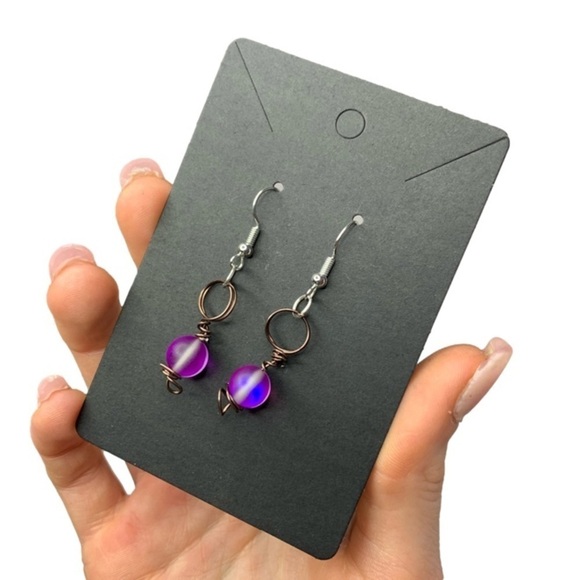 Seaglass handmade earrings - Picture 1 of 2